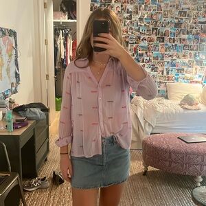 Madison hotel button up long sleeve, XS